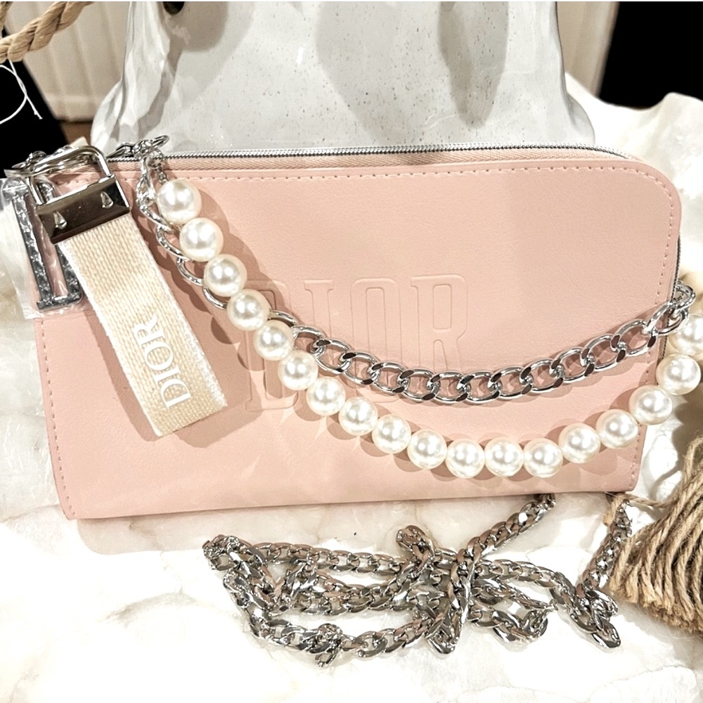 NEW! Dior cosmetic makeup bag pouch crossbody
